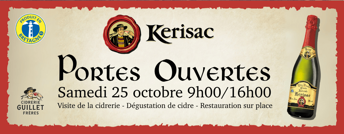 SAMEDI 25/10/25 – JOURNÉE PORTES OUVERTES À LA CIDRERIE KERISAC